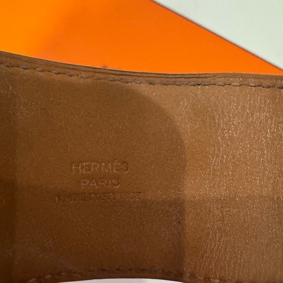 Hermes Tan Leather Accessory - Picture 4 of 5